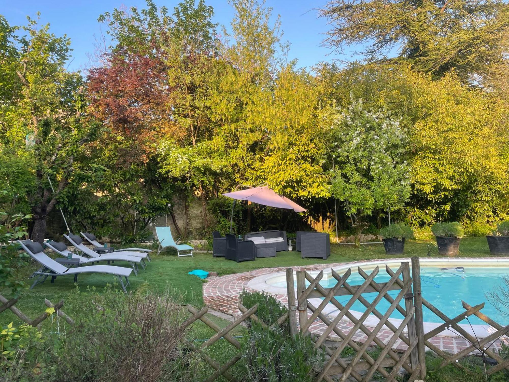 Maison Region Fontainebleau Pool Sauna River Aulnay-la-Riviere Екстериор снимка